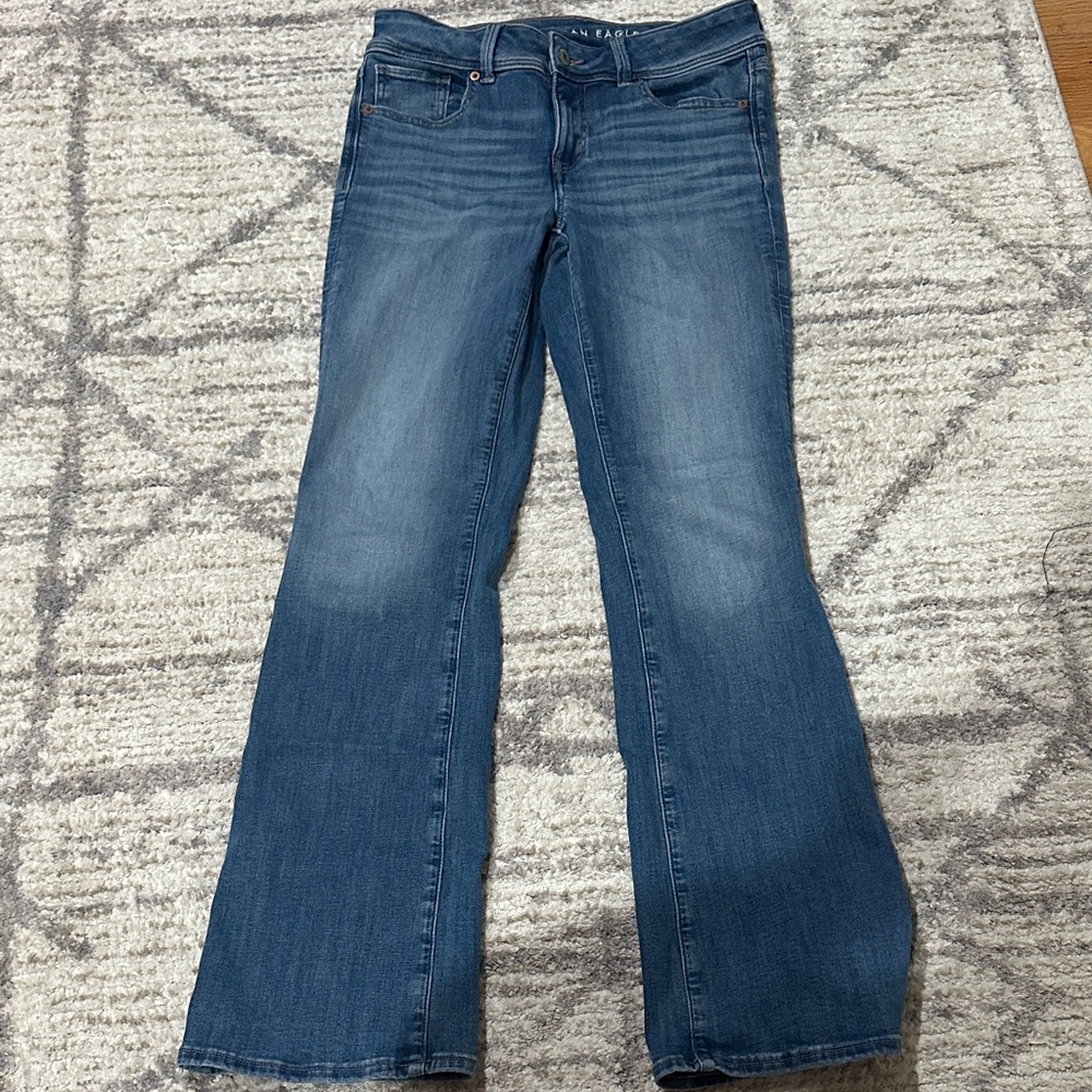 American Eagle low rise bootcut jeans